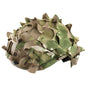 3D Camo Net Helmet Cover Laser Cut Nylon Scrim for Airsoft Paintball Hunting