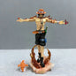 28cm Anime One Piece Ace Action Figure PVC Collectible Model Toy