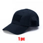 2Pcs Camouflage Baseball Cap Breathable Sun Hat Outdoor Hunting Fishing