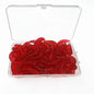 100Pcs Grub Soft Fishing Lures Silicone Worm Bait 2cm 0.3g Artificial