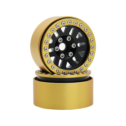 240g Brass 1.9" Beadlock Wheel Rim for 1/10 RC Crawler TRX4 TRX6 Axial SCX10 III - EXPROTAS