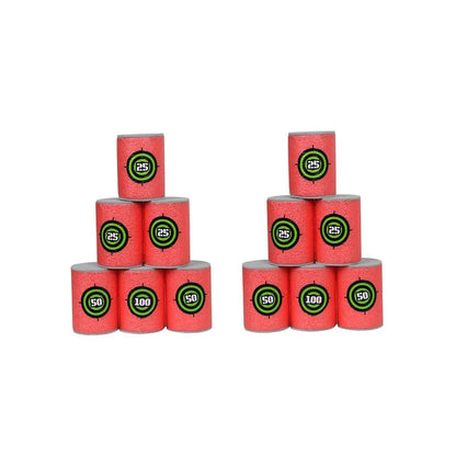6-30pcs EVA Soft Bullet Targets for Nerf Guns Blasters Foam Dart Toy