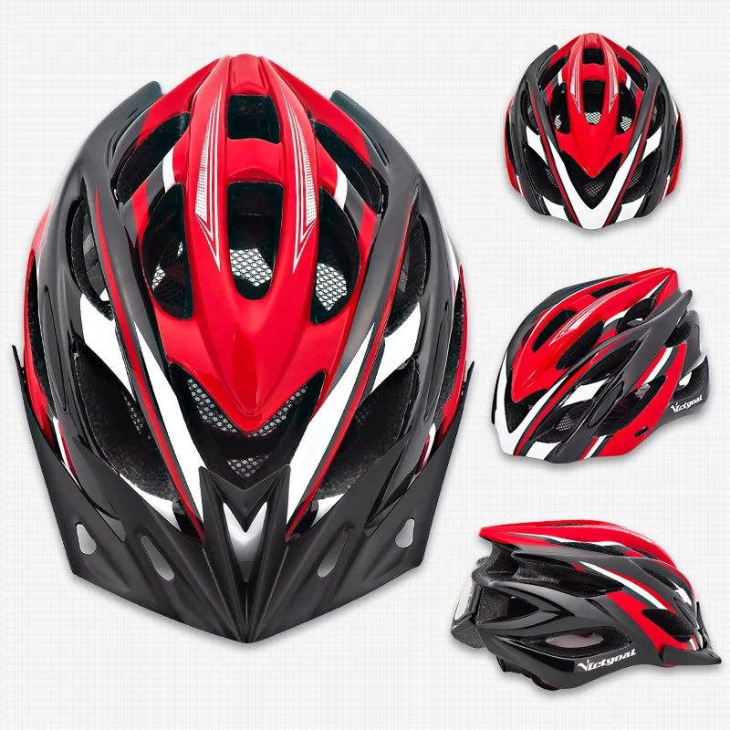 VICTGOAL Bicycle Helmet Men's Ultralight Taillight LED MTB Road Bike Helmet Cycling Motorcycle Electric Scooter Safty Helmets-EXPROTAS