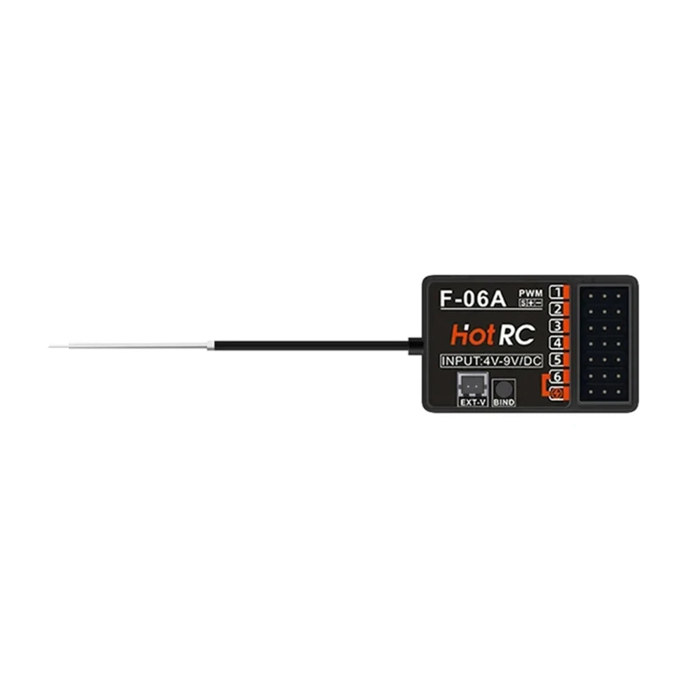 HOTRC DS-600 6CH 2.4GHz Transmitter & Receiver Set for RC Boat Car