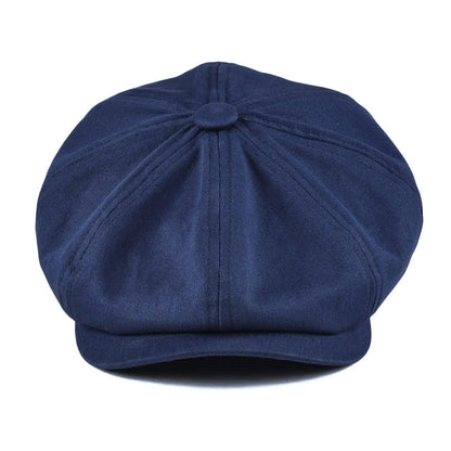 Men's Flat Ivy Cabbie Newsboy Cap Retro Casual Driving Hat Beret