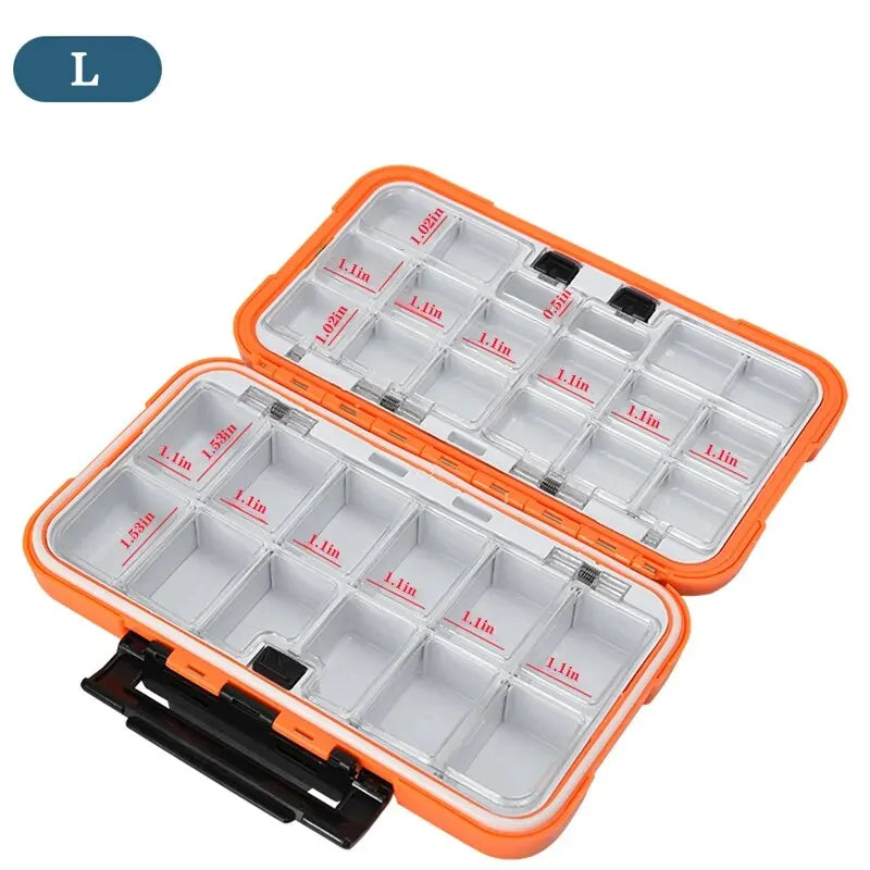 Waterproof Fishing Tackle Box Large Capacity Hook Bait Lure Storage Organizer