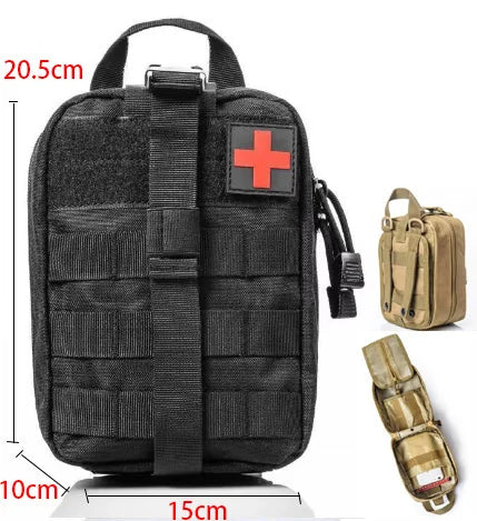 Tactical First Aid Kits Medical Bag Emergency Outdoor Hunting Car Camping Molle Survival Tool EDC Pouch Organizer Medical Bag-EXPROTAS
