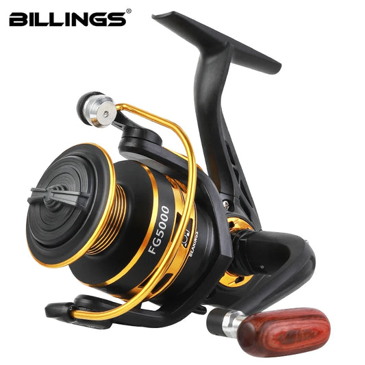Spinning Fishing Reel 1000-7000 Billings 10kg Drag Metal Spool Saltwater