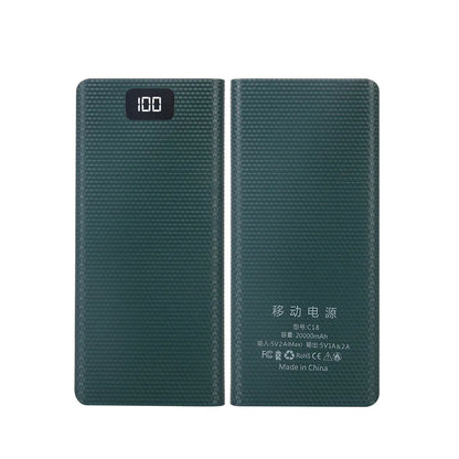 DIY 8x18650 Battery Power Bank Case Dual USB Type-C QC3.0 Fast Charge Storage