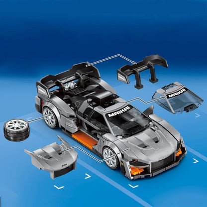SEMBO Supercar Building Blocks MOC Racing Vehicle Model Construction Toy Gift