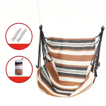 1pc Swing Rocking Chair(With Storage Bag Outdoor Hammock Chair Canvas Leisure Swing Chair No Pillow Or Cushion Dormitory Hammock-EXPROTAS