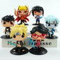 6pcs Naruto Figure Set Kakashi Gaara Itachi Anime Action Figures with Cloth
