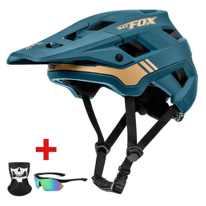 BATFOX Bike Helmet men's bicycle helmet MTB casco bicicleta Mountain bike casco ciclismo hombre Matte black cycling helmets-EXPROTAS