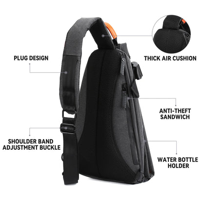 Crossbody Sling Bag Anti Theft Chest Shoulder Backpack for Men Women Travel