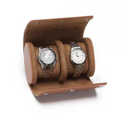 Leather Travel Case Watch Roll Luxury Storage Pouch Box 1 2 3 Slot