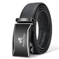 OYIFAN Leather Belt Men Automatic Buckle Ratchet Sliding Dress Black Belts