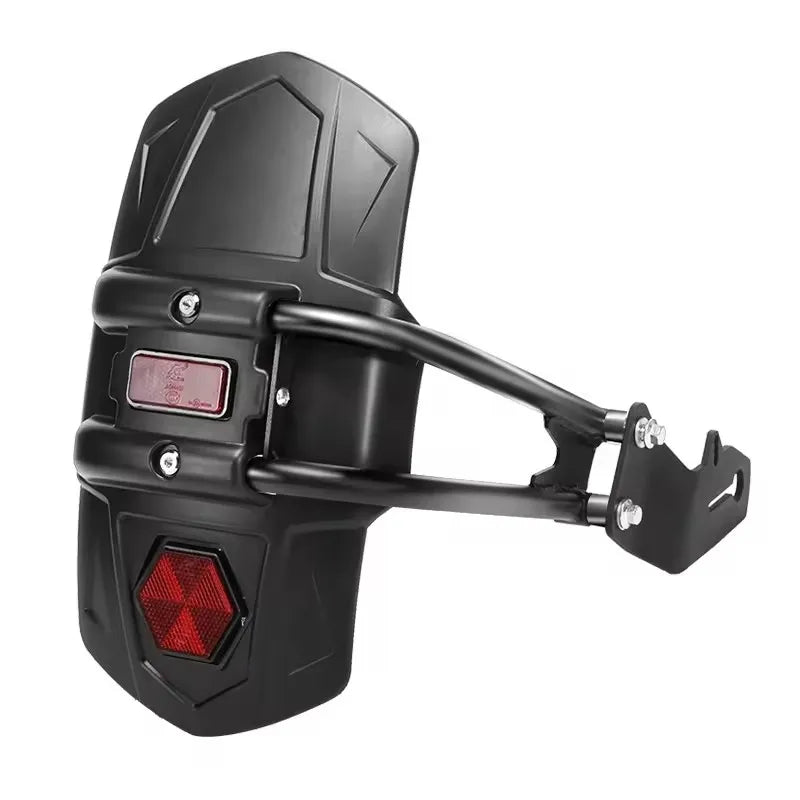 Universal Motorcycle Modified Plastic Rear Mudguard Fender Motorcycle Fender with Reflector