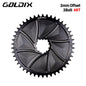 Narrow Wide Chainring 3-Bolt 3mm Offset for Goldix MTB Road Crankset