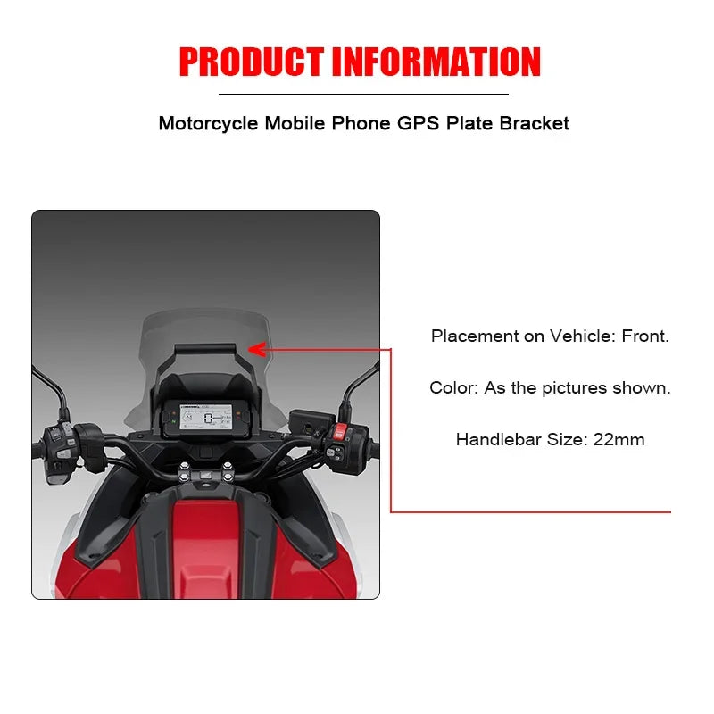 Motorcycle Phone Mount GPS Navigation Bracket for Honda NC750X - EXPROTAS