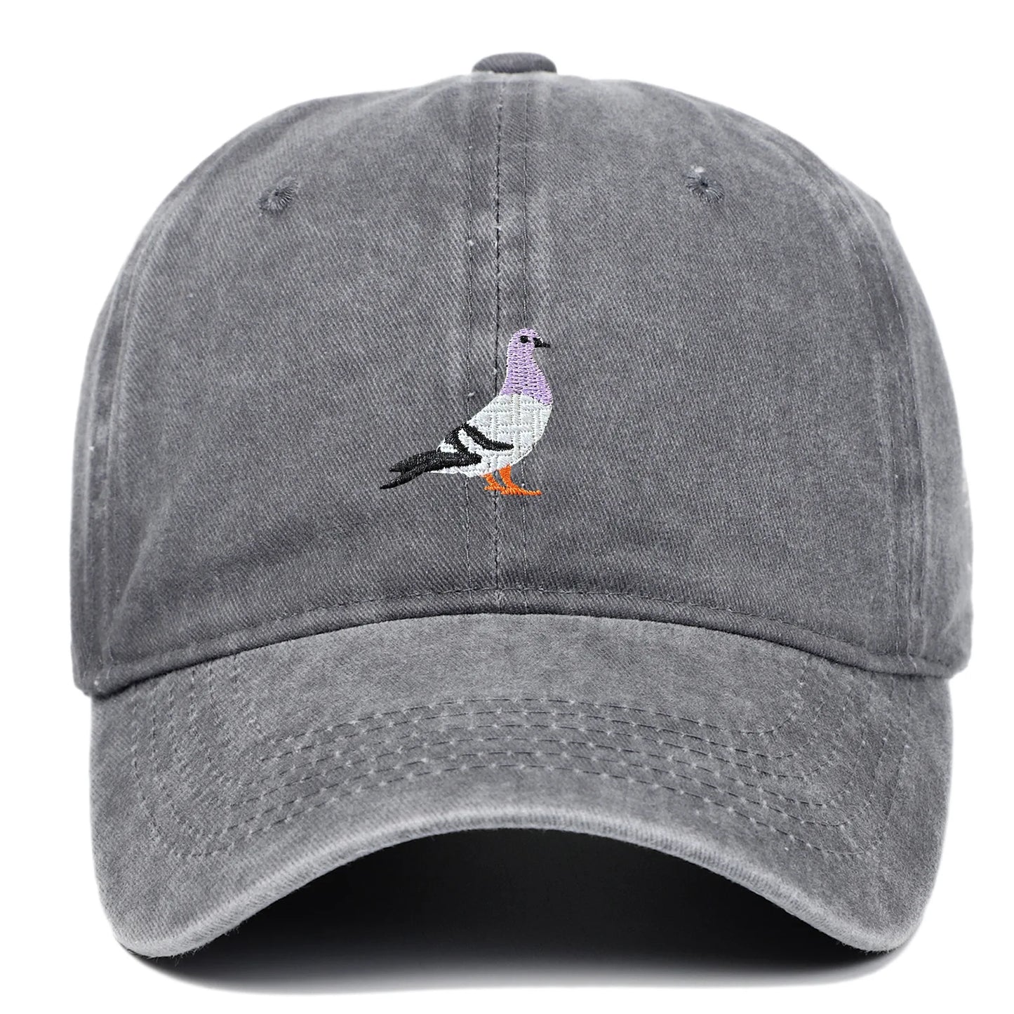Outdoor Sun Protection Baseball Cap Pigeon Embroidered Unisex Hat