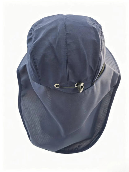 Outdoor UV Protection Hat Unisex Quick Dry Fishing Neck Flap Hiking Cap