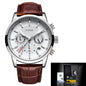 LIGE Watches Men 2024 Top Brand Luxury Casual Leather Quartz Men Watch Man Business Clock Male Sport Waterproof Date Chronograph-EXPROTAS