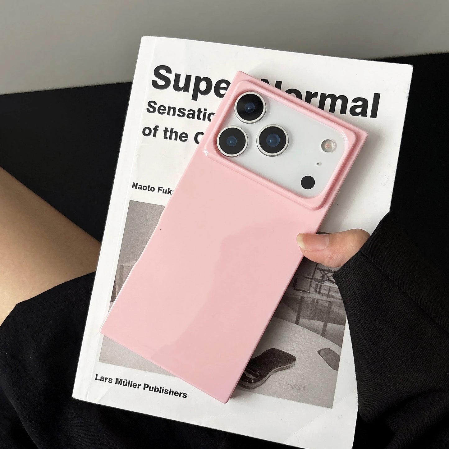 Fluorescent Clear Shockproof Case for iPhone 11-17 Air Pro Max Crystal Cover