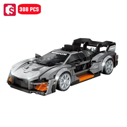 SEMBO BLOCK BK8 Sports Car Building Blocks City Supercar Racing Vehicle Model Toy Gift
