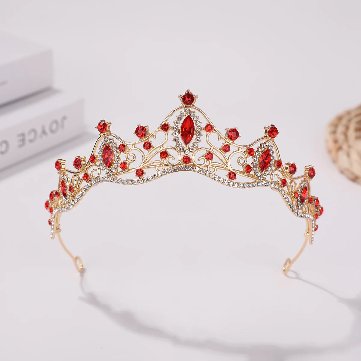 Korean Style Girl Bridal Tiara Hair Accessory for Weddings and Parties