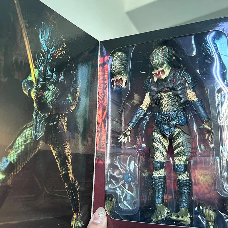 NECA Shaman Predator Ultimate Armored Lost Warrior Jungle Hunter Thermal Vision Fugitive Predator Action Figure Model Toys Gifts-EXPROTAS