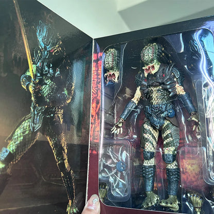 NECA Shaman Predator Ultimate Armored Lost Warrior Jungle Hunter Thermal Vision Fugitive Predator Action Figure Model Toys Gifts-EXPROTAS