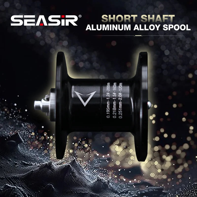 Baitcasting Reel 149g 7.0:1 Seasir Vortex 5+1BB 8kg Drag Fresh Saltwater