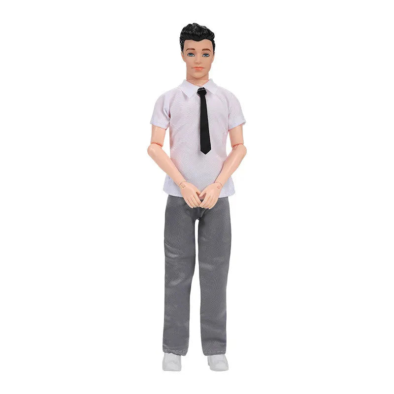 30cm Fashion Ken Doll 1/6 Movable Joints Clothes Suit Dress-Up Toy