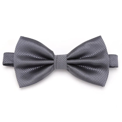 Bow Tie Solid Color Adjustable Wedding Party Ties for Men Women