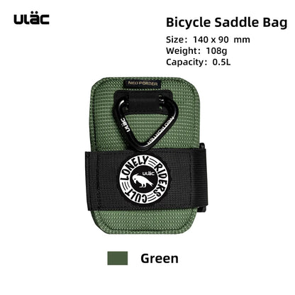 Mini Bike Saddle Bag ULAC 0.5L Waterproof Seatpost Rear Tail Pouch MTB
