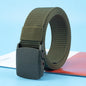 Nylon Adjustable Belt 120cm Tactical Outdoor Military Waist Plastic Buckle