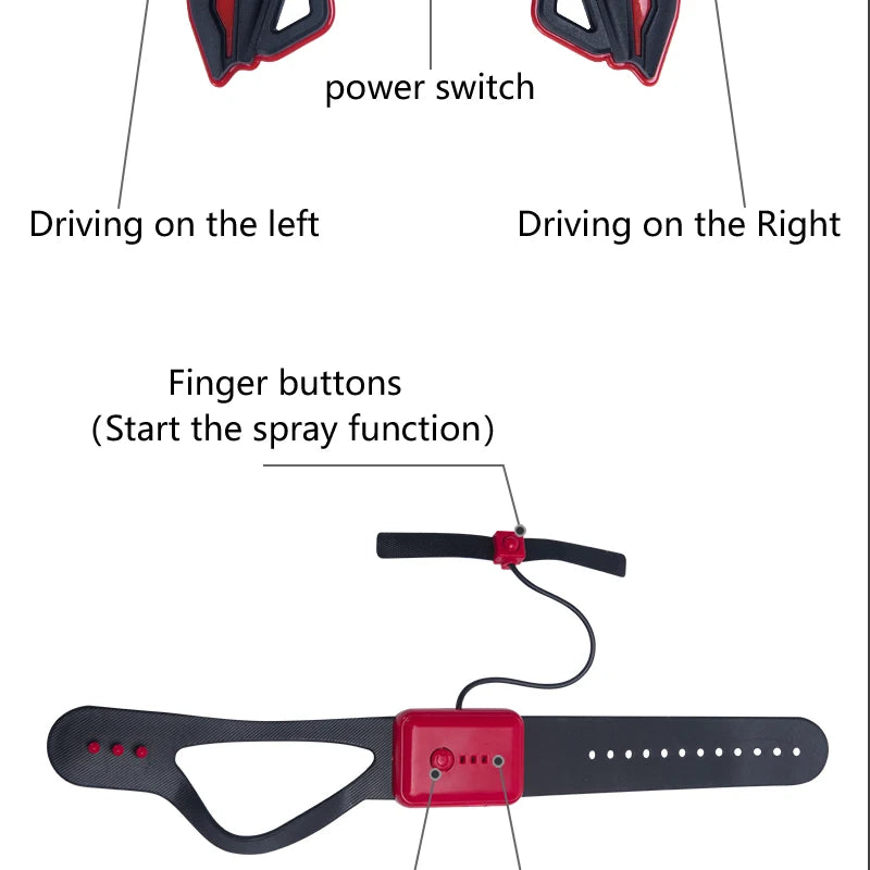 ZWN F1 RC Drift Car With Music Led Lights 2.4G Glove Gesture Radio Remote Control Stunt Cars 4WD Electric Children Toy vs Wltoys-EXPROTAS