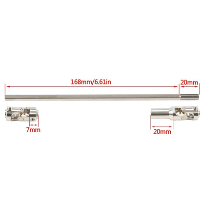 HooCrawler Stainless Steel Cut-to-Length Driveshaft 68-229mm 1/10 RC Crawler