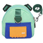 Waterproof Dogs Puppy Bag Outdoor Travel Backpack with Harness & Collar
