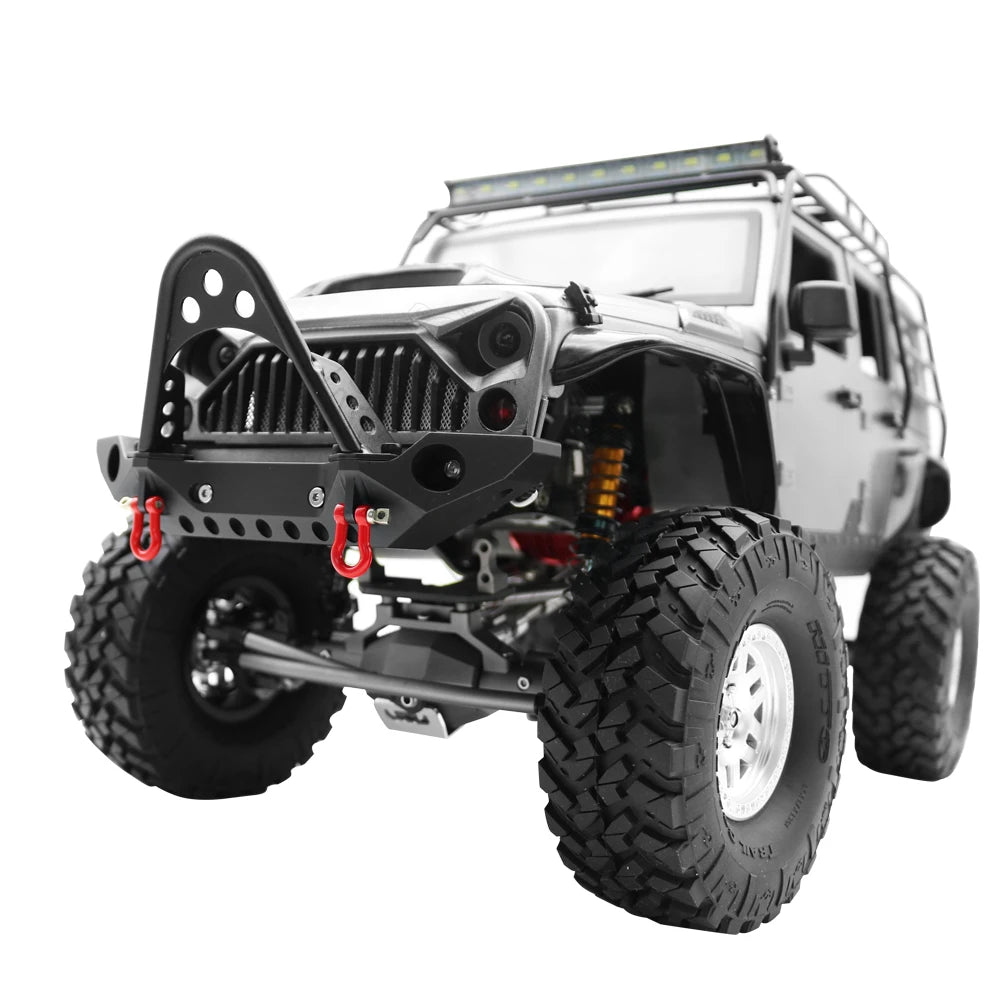 Spare Tire Metal Rear Bumper for Axial SCX10 Upgrade Holder Rack 1.9"