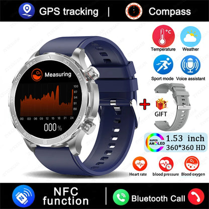 2025 Huawei Smart Watch Bluetooth Call AMOLED GPS NFC Waterproof Sports Men Women