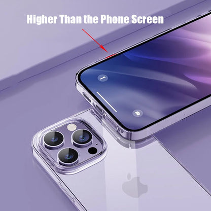 For iPhone 7-17 Pro Max XS XR Plus Clear TPU Silicone Phone Case Cover