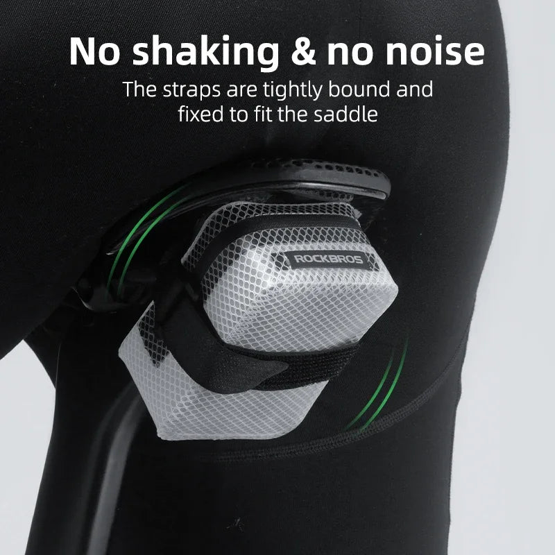 ROCKBROS Bike Saddle Bag Waterproof MTB Road Mini 0.4L Tail Bag Lightweight