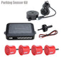 Car Parking Sensor 12V Ultrasonic 4 Sensors Buzzer Reverse Alert System