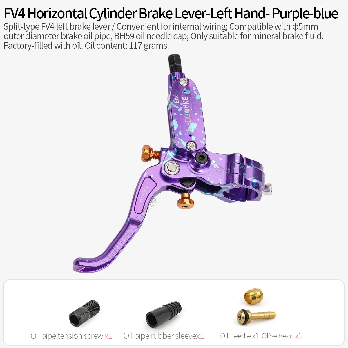 Hydraulic Brake Lever FROG WAKE FV4-IN Reach Adjust MTB DH Sur-Ron Alloy