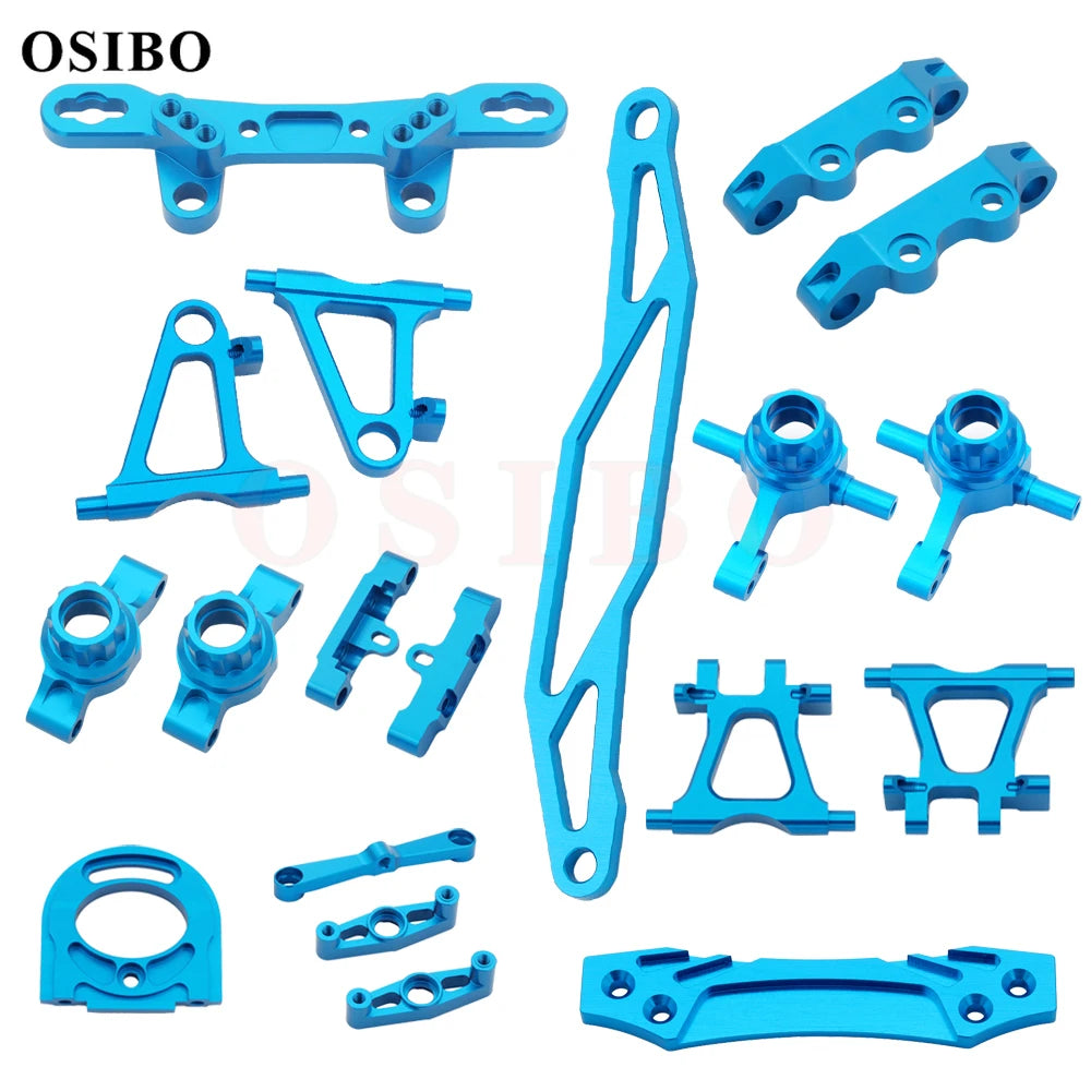 RC Car Upgrade Parts Tamiya TT02 Metal Front Rear Steering Suspension Arms