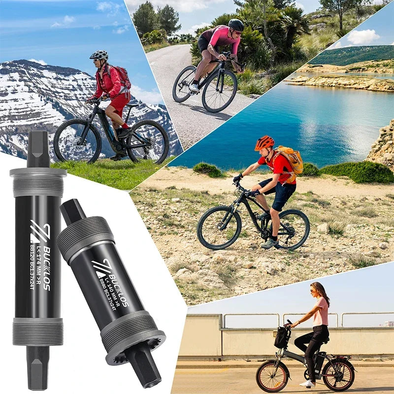 Threaded Bottom Bracket BUCKLOS BSA BB68 Square Taper MTB Road Bicycle