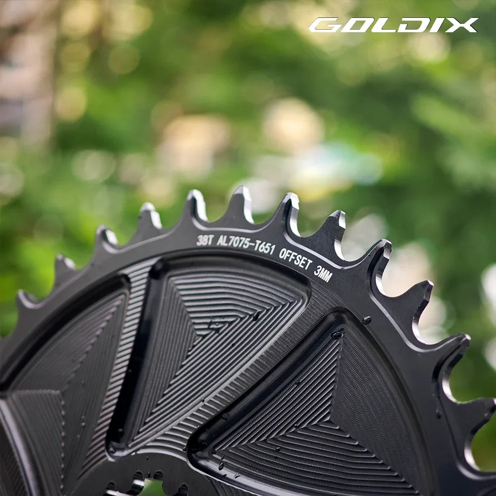 GOLDIX 3-Bolt Direct Mount Chainring Narrow Wide SRAM MTB Road Aero CNC