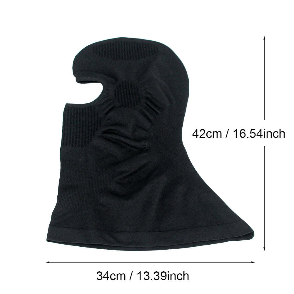 4Pcs Full Face Mask Balaclava Cycling Ski Motorcycle Warm Black Men