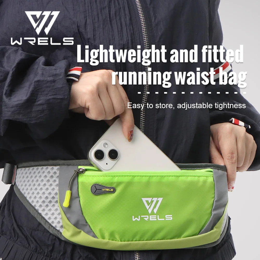 Running Waist Bag Waterproof Sports Pack Unisex Hiking Belt with Pockets